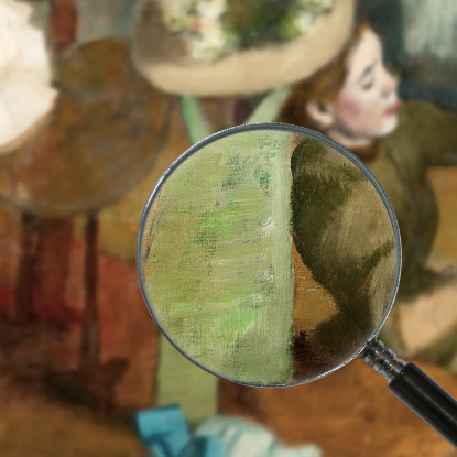 Il Negozio Di Modisteria Edgar Degas edg79 quadro stampato su tela