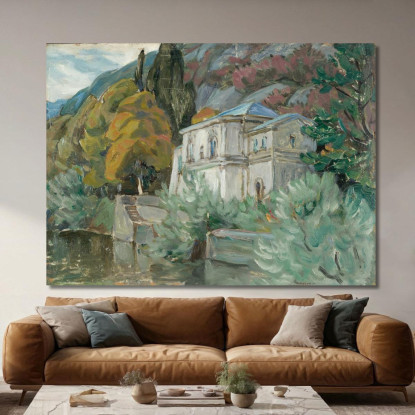 Di Lago Di Como. Studio Dall'Italia Anna Boberg abb14 quadro stampato su tela