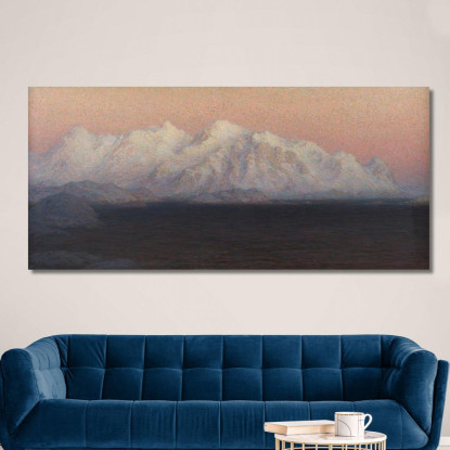 Montagne. Studio Dalla Norvegia Settentrionale Anna Boberg abb25 quadro stampato su tela