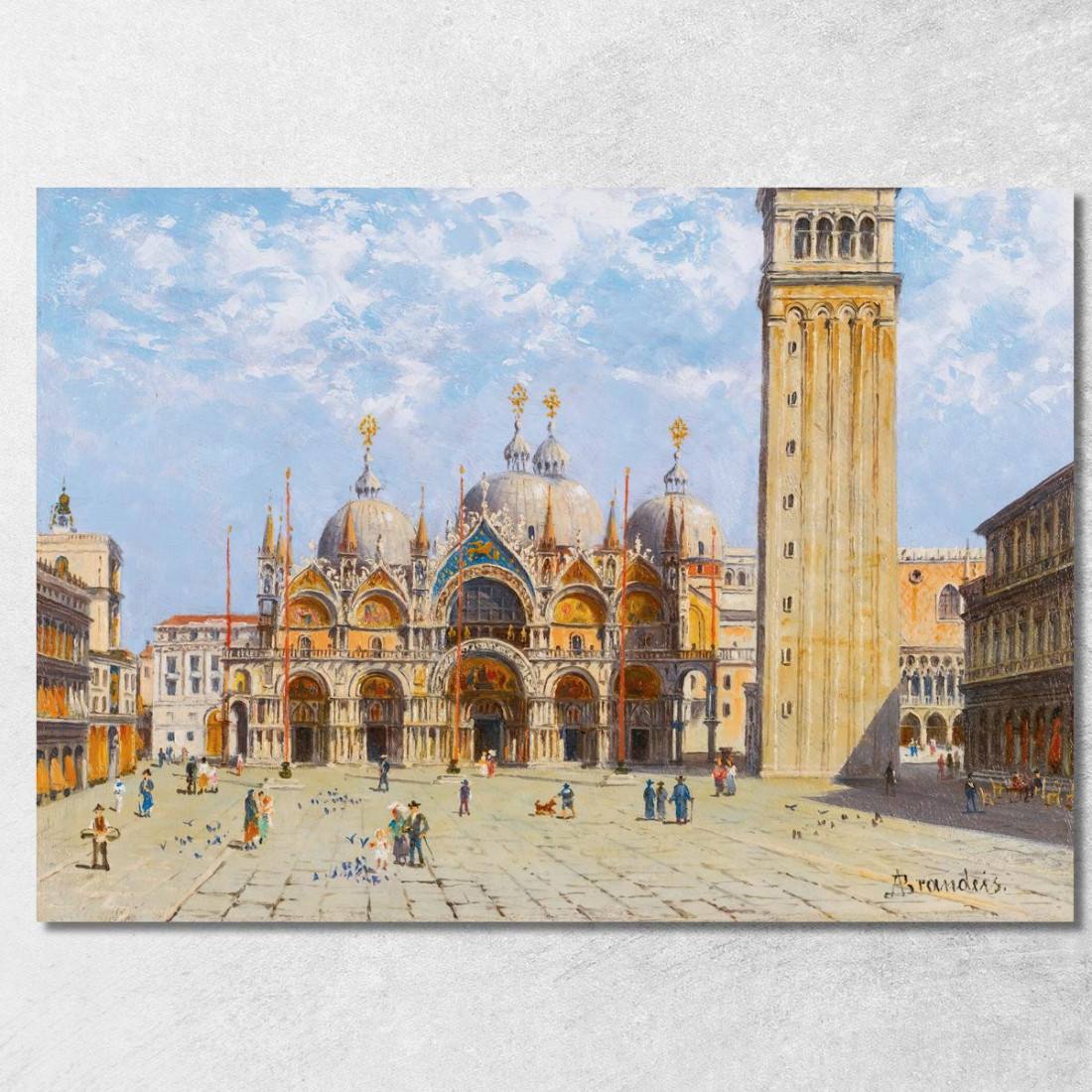 Basilica Di San Marco Antonietta Brandeis abn8 quadro stampato su tela Basilica Di San Marco Antonietta Brandeis abn8 quadro stampato su tela