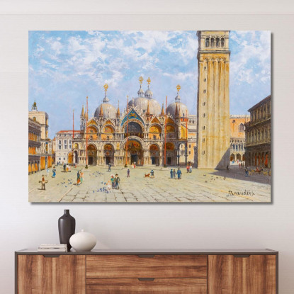 Basilica Di San Marco Antonietta Brandeis abn8 quadro stampato su tela