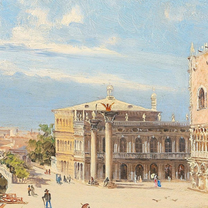 Palazzo Ducale Antonietta Brandeis abn25 quadro stampato su tela