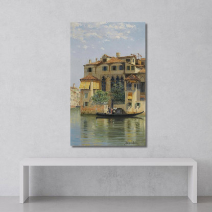 Palazzo Falier Venezia Antonietta Brandeis abn26 quadro stampato su tela