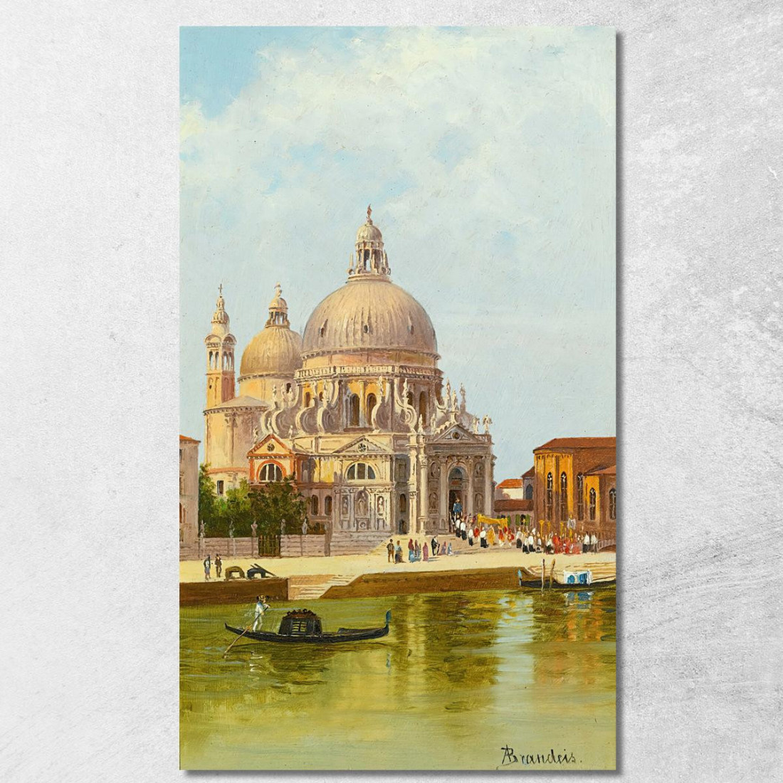San Marco Della Salute Venice Antonietta Brandeis abn33 quadro stampato su tela San Marco Della Salute Venice Antonietta Brandeis abn33 quadro stampato su tela