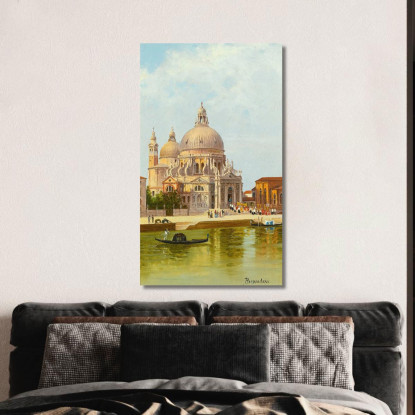 San Marco Della Salute Venice Antonietta Brandeis abn33 quadro stampato su tela