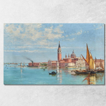 Venice A View Of San Giorgio Maggiore Antonietta Brandeis abn48 quadro stampato su tela