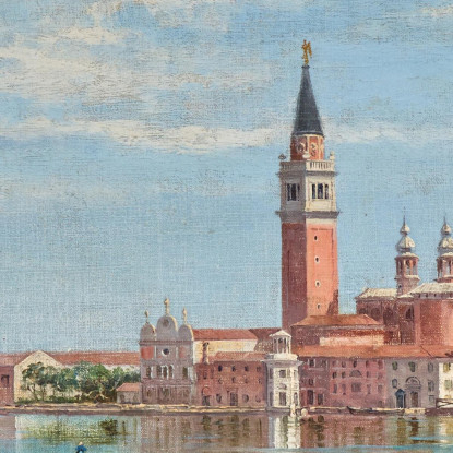 Venice A View Of San Giorgio Maggiore Antonietta Brandeis abn48 quadro stampato su tela