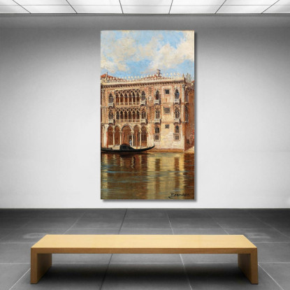 Venezia Ca'D'Oro Antonietta Brandeis abn51 quadro stampato su tela