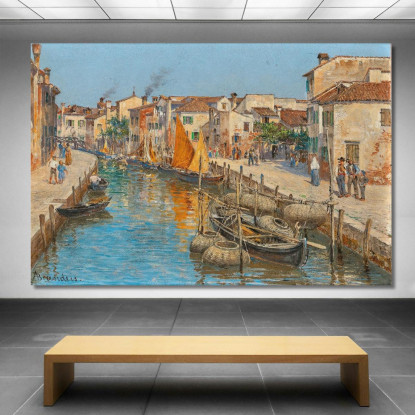 Venezia Antonietta Brandeis abn59 quadro stampato su tela