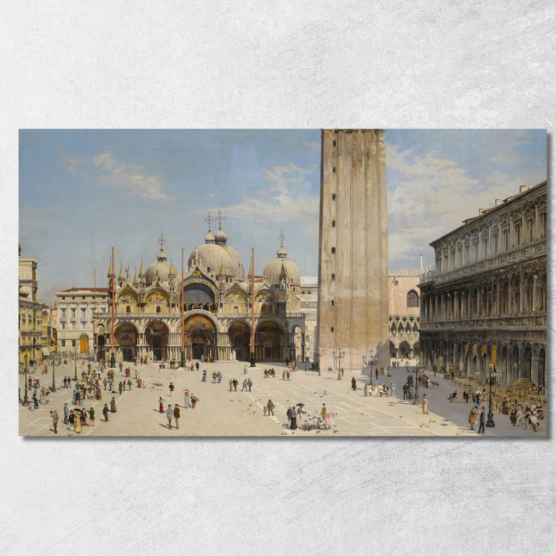 Venezia Una Vista Di Piazza San Marco Antonietta Brandeis abn60 quadro stampato su tela Venezia Una Vista Di Piazza San Marco Antonietta Brandeis abn60 quadro stampato su tela