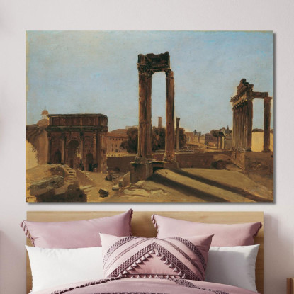 Tu Dai Il Foro Romano Carl Blechen cbc2 quadro stampato su tela