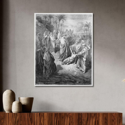 Gesù Guarisce Un Epilettico Doré Gustave gdr39 quadro stampato su tela