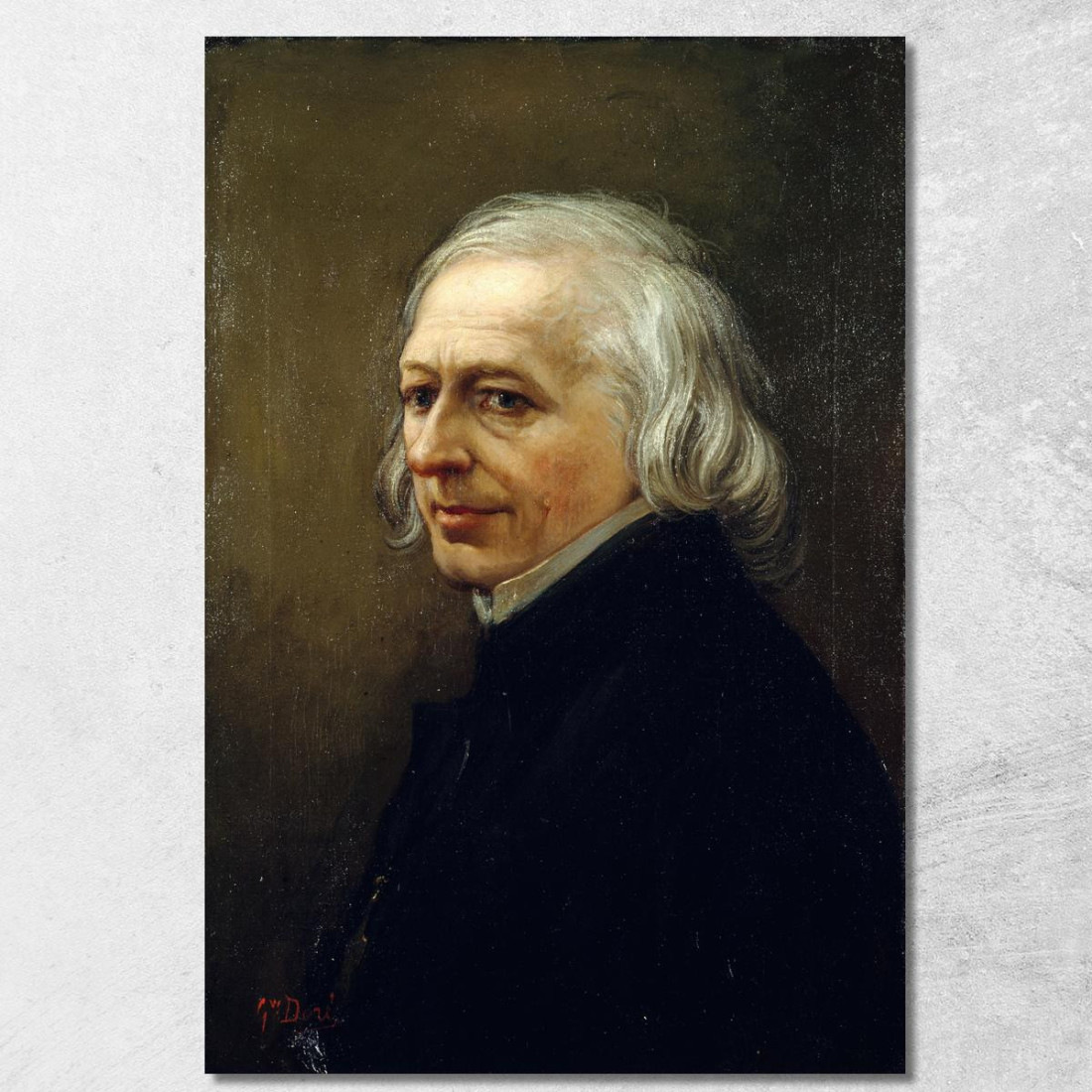 Ritratto Di Carlo Filippo Doré Gustave gdr58 quadro stampato su tela Ritratto Di Carlo Filippo Doré Gustave gdr58 quadro stampato su tela