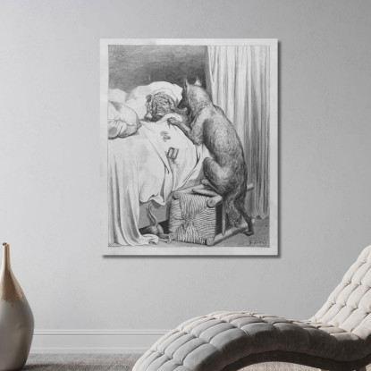 Fiabe Pl 03 Doré Gustave gdr120 quadro stampato su tela