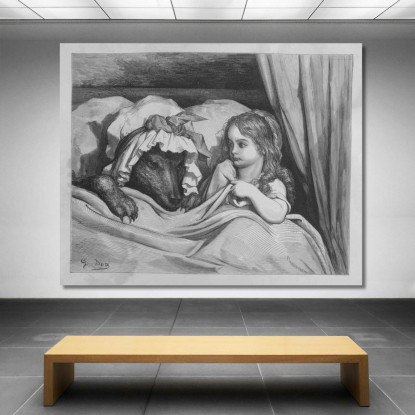 Fiabe Pl 04 Doré Gustave gdr121 quadro stampato su tela