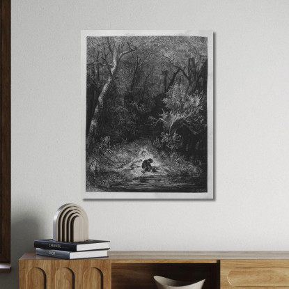 Fiabe Pl 06 Doré Gustave gdr123 quadro stampato su tela