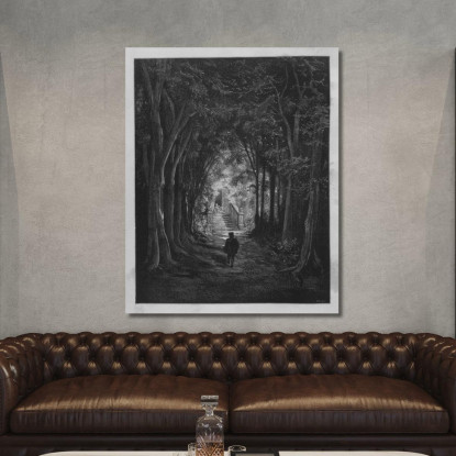 Fiabe Pl 18 Doré Gustave gdr135 quadro stampato su tela