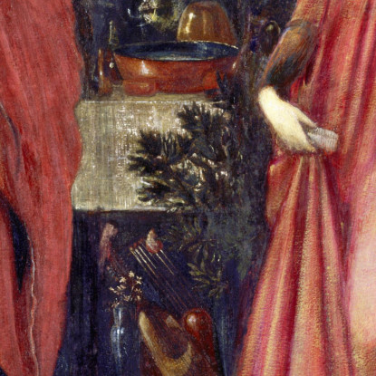 La Bella Rosamund E La Regina Eleonora Edward Burne Jones ebj9 quadro stampato su tela