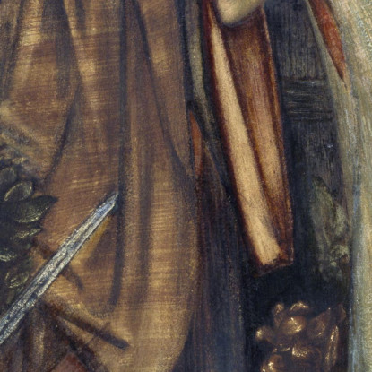 Re Marco E La Belle Iseult Edward Burne Jones ebj11 quadro stampato su tela