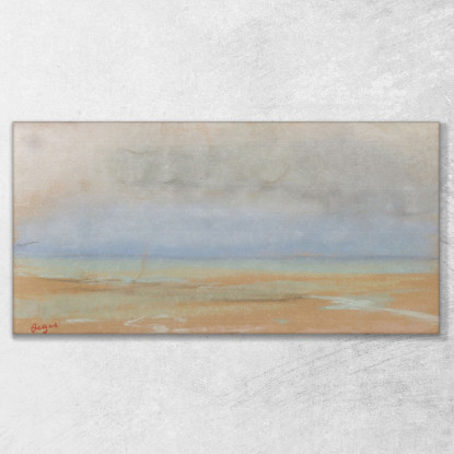 In Riva Al Mare Edgar Degas edg118 quadro stampato su tela