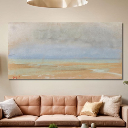 In Riva Al Mare Edgar Degas edg118 quadro stampato su tela