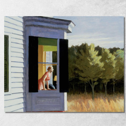 Mattina A Cape Cod Edward Hopper eho7 quadro stampato su tela