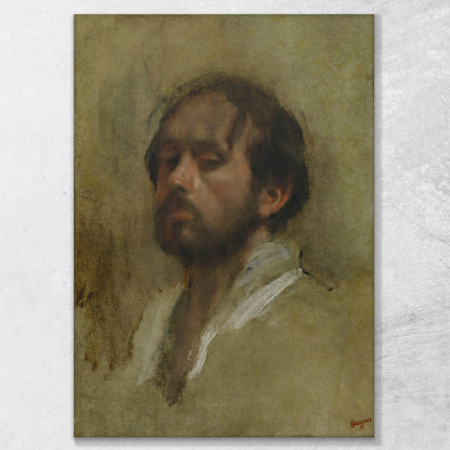Auto Ritratto Edgar Degas edg121 quadro stampato su tela