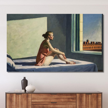 Sole Del Mattino Edward Hopper eho26 quadro stampato su tela