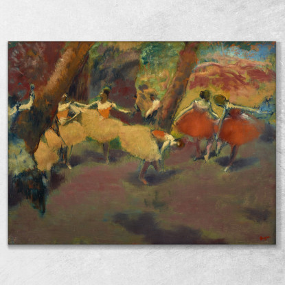 Prima Dello Spettacolo Edgar Degas edg126 quadro stampato su tela