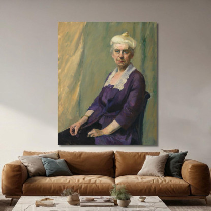 Elizabeth Griffith Smith Hopper Edward Hopper eho65 quadro stampato su tela