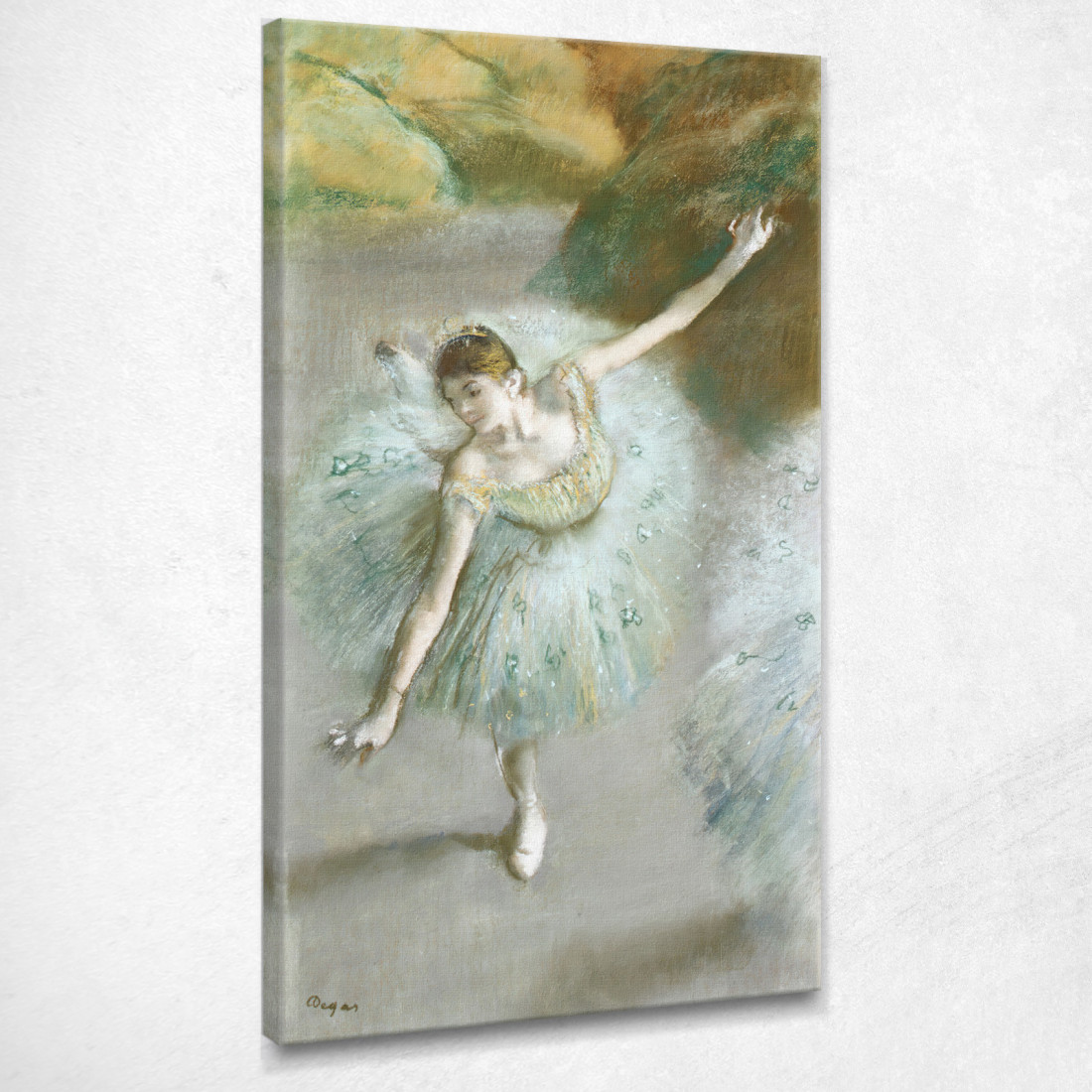 Ballerina In Verde Edgar Degas edg135 quadro stampato su tela Ballerina In Verde Edgar Degas edg135 quadro stampato su tela
