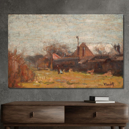 Paesaggio Di Sant'Uberto Eliseu Visconti evs47 quadro stampato su tela