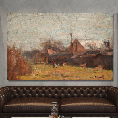 Paesaggio Di Sant'Uberto Eliseu Visconti evs47 quadro stampato su tela
