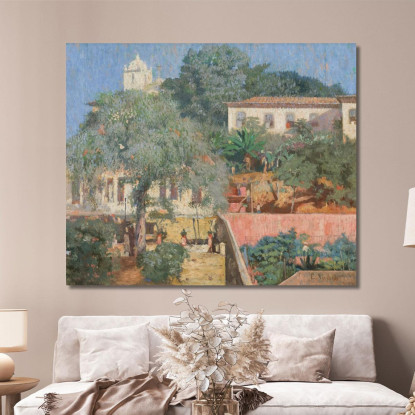 Paesaggio Di Santa Teresa Eliseu Visconti evs48 quadro stampato su tela