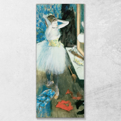 Ballerina Nel Suo Camerino Edgar Degas edg136 quadro stampato su tela