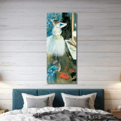 Ballerina Nel Suo Camerino Edgar Degas edg136 quadro stampato su tela
