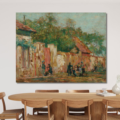 Pomeriggio A Saint Hubert Eliseu Visconti evs70 quadro stampato su tela