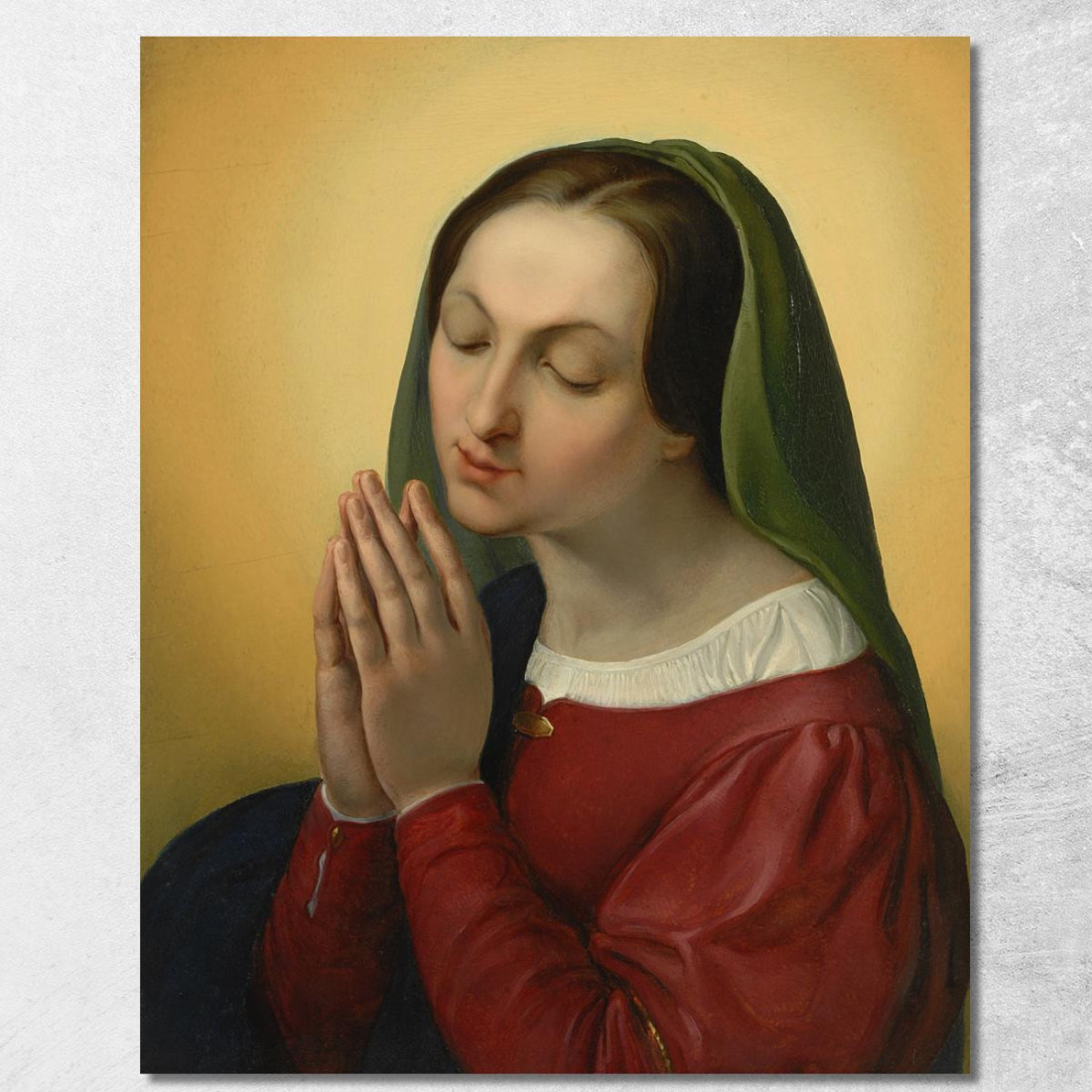 Nostra Signora Dell'Annunciazione Francesco Hayez fhy6 quadro stampato su tela