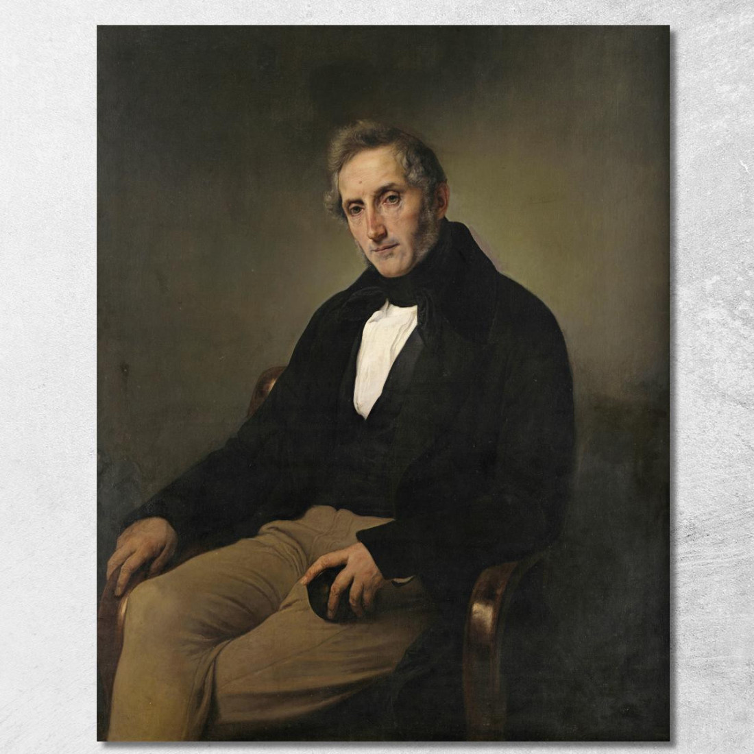 Ritratto Di Alessandro Manzoni Portrait Of Alessandro Manzoni Francesco Hayez fhy14 quadro stampato su tela Ritratto Di Alessandro Manzoni Portrait Of Alessandro Manzoni Francesco Hayez fhy14 quadro stampato su tela