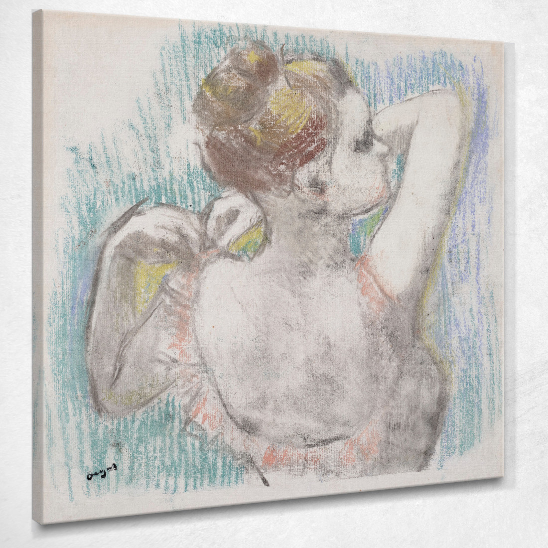 Ballerino Busto Edgar Degas edg150 quadro stampato su tela Ballerino Busto Edgar Degas edg150 quadro stampato su tela