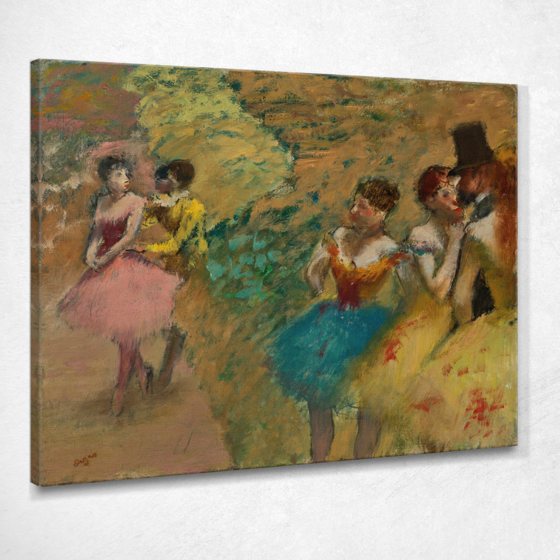 Ballerini (Dietro Le Quinte Dell'Opera) Edgar Degas edg152 quadro stampato su tela Ballerini (Dietro Le Quinte Dell'Opera) Edgar Degas edg152 quadro stampato su tela