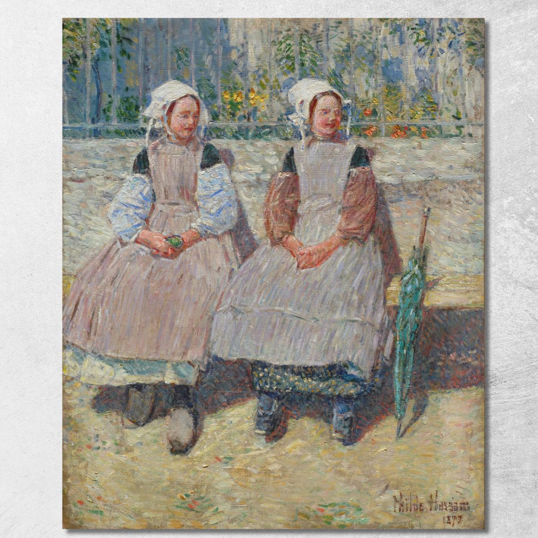 Alla Luce Del Sole Frederick Childe Hassam fch5 quadro stampato su tela Alla Luce Del Sole Frederick Childe Hassam fch5 quadro stampato su tela