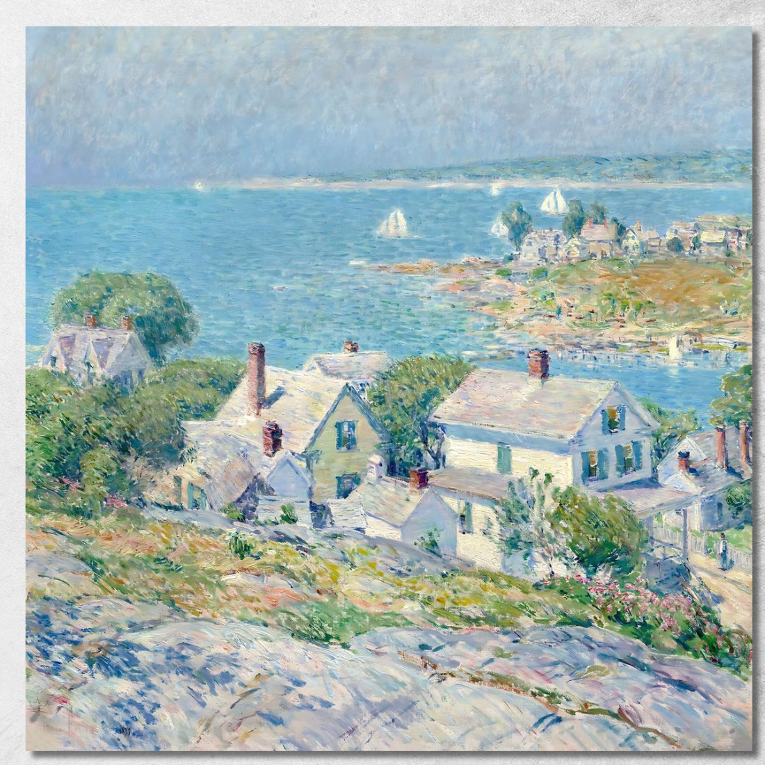 Promontori Del New England Frederick Childe Hassam fch9 quadro stampato su tela Promontori Del New England Frederick Childe Hassam fch9 quadro stampato su tela