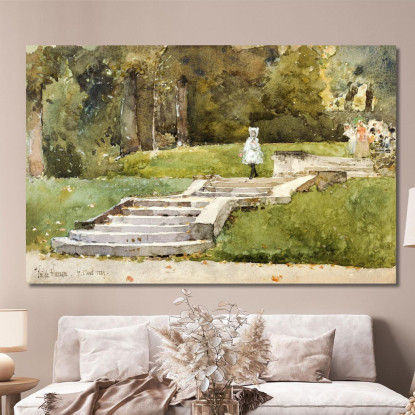 Saint Cloud Frederick Childe Hassam fch14 quadro stampato su tela