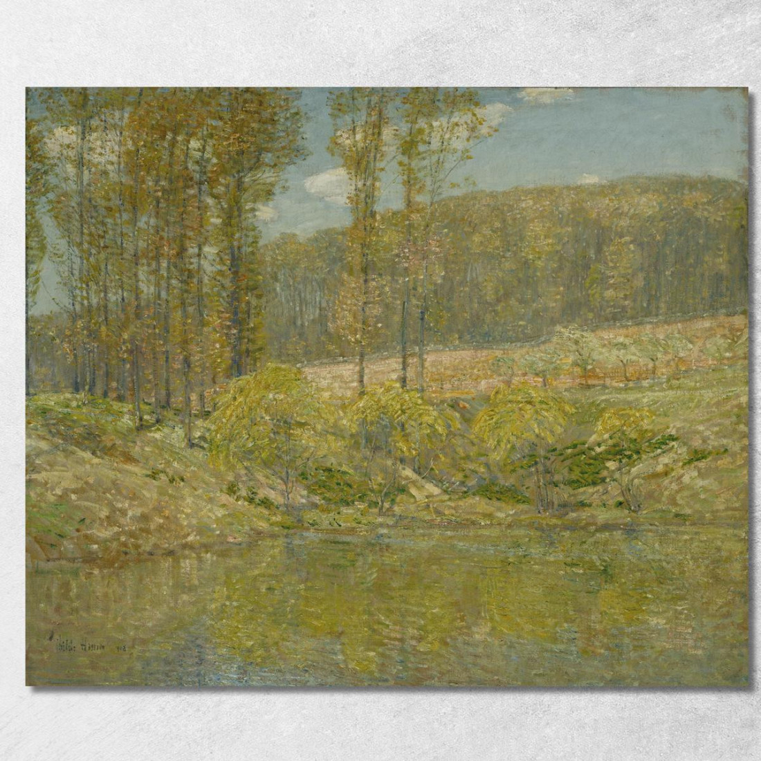 Primavera Frederick Childe Hassam fch15 quadro stampato su tela Primavera Frederick Childe Hassam fch15 quadro stampato su tela