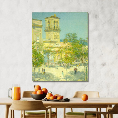 Via Del Gran Capitano Córdoba Frederick Childe Hassam fch17 quadro stampato su tela