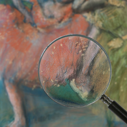 Ballerini A Casa Edgar Degas edg153 quadro stampato su tela