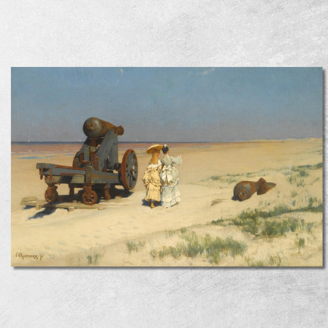 Una Passeggiata Sulla Spiaggia Frederik Hendrik Kaemmerer fhk1 quadro stampato su tela Una Passeggiata Sulla Spiaggia Frederik Hendrik Kaemmerer fhk1 quadro stampato su tela