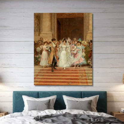 La Chiesa Nuziale Di San Rocco Parigi Frederik Hendrik Kaemmerer fhk22 quadro stampato su tela