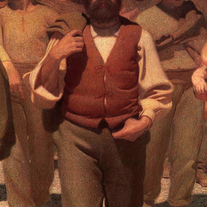 Il Quarto Stato G. Pellizza da Volpedo gpv15 quadro stampato su tela